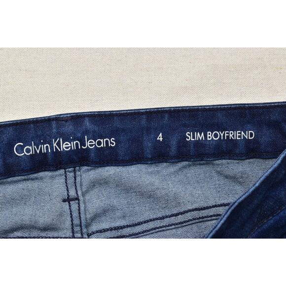 Calvin Klein Jeans Women's Regular Size 4 Slim Boyfriend Denim Stretch - Picture 5 of 8